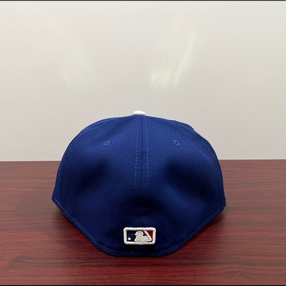 New Era, 59Fifty Fitted Hat, Los Angeles Dodgers, Blue & White - Picture 5 of 10